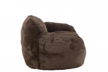 Fauteuil Cutie Fourrure Chocolat