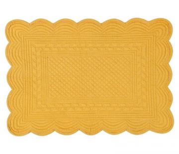 6 x Sets de Table Boutis Moutarde