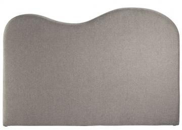 Tête de Lit Serena Tissu Gris 180cm Blanc d'Ivoire