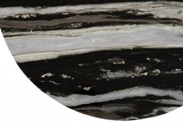 Table Basse Mathilde Marbre Noir Gris