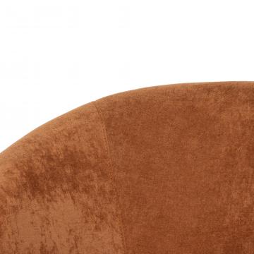 Fauteuil Pivotant Alma Orange