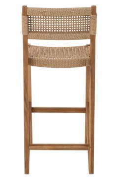 Chaise de Bar Taghazout Teck Naturel