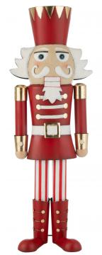 Casse Noisette Métal Rouge-Or H148cm
