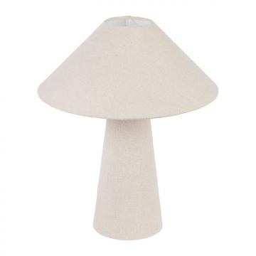 Lampe Calypsa Coton Blanc Cassé