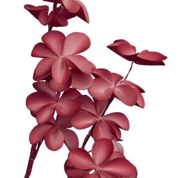 6 Fleurs Alma Rose H89cm