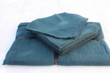 6 Serviettes de Table Naïs Bleu de Prusse