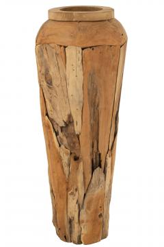 Vase Teck Naturel H113cm