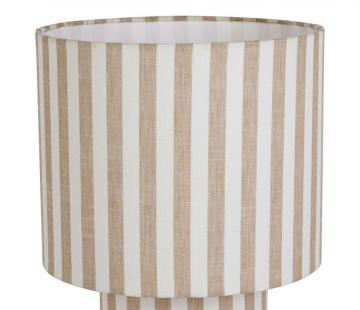 Lampe Belly Rayures Taupe