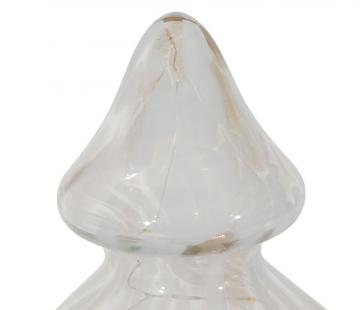 Deco Led Sapin Aiguipi Blanc Doré