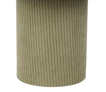 Lampe Element Vert Velours Cotelé
