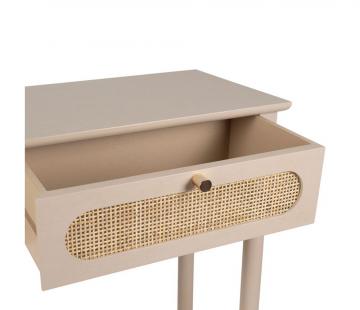 Console 2 Tiroirs Nolita Grège Naturel