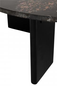 Table Basse Mathilde Marbre Noir Pêche