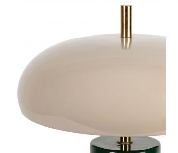 Lampe Arty Métal Emeraude / Ecru