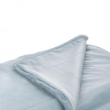 Plaid Luxe Bleu Glaçier 130x170