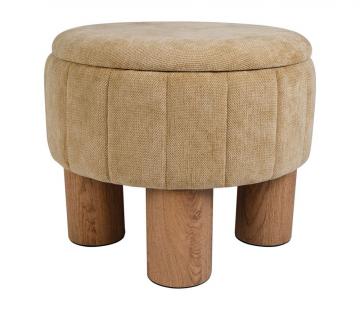 Tabouret Coffre x2 Kobu Kaki/Beige NEW