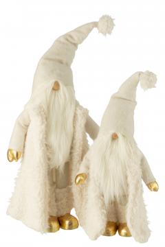 Lutin Veste Longue Crème-Or H90cm