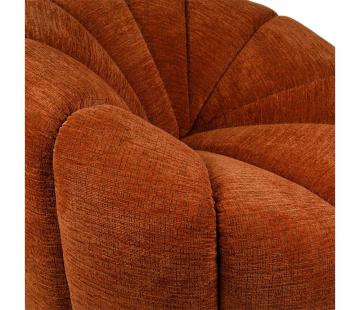 Fauteuil Pivotant Kelvin Terracotta