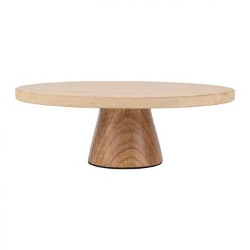 Plateau sur Pied Bois Marbre Naturel