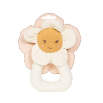 Doudou et Hochet Fleur Marguerite Enfant