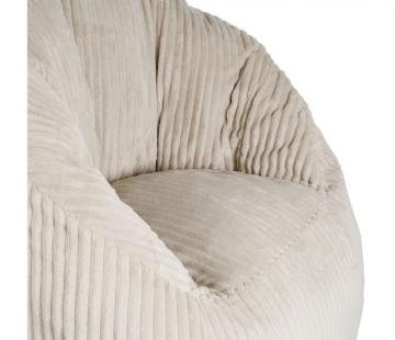 Fauteuil Club Pouf Sola Beige -NEW-