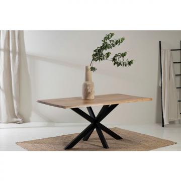 Table à Manger Indus Brooklyn Bois Métal 180cm