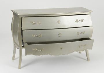 Commode 3 Tiroirs Murano Silver Amadeus