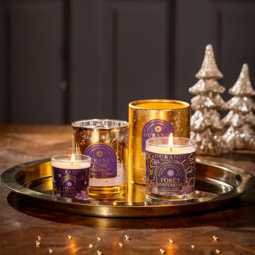 Bougie Parfumée Mèche Bois Forêt Mystérieuse 300g