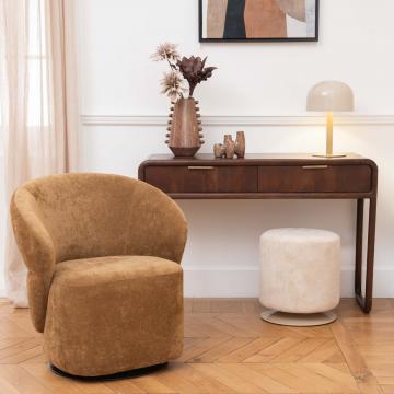 Tabouret Tournant Twisty Velours (8 couleurs) NEW
