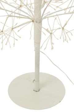 Sapin de Noël Blanc Led Blanc Chaud H240cm