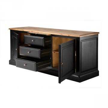 Buffet Bas Fontainebleau 3 Tiroirs 2 Portes