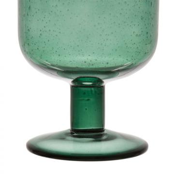 6 Verres Pied Pernille Emeraude 40cl