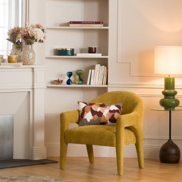 Fauteuil Aristide Jaune Moutarde