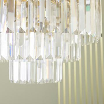 Lustre Fulgurant Doré 11 Lampes