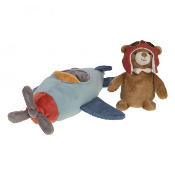 Peluche Ourson Avion Enfant