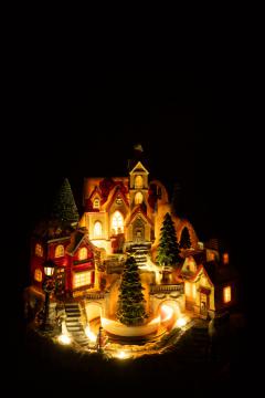 Village de Noël Train Led