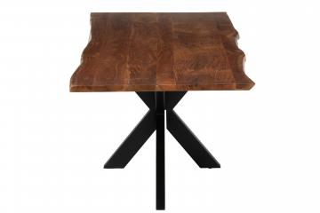 Table à Manger Rectangulaire Acacia Foncé 180cm