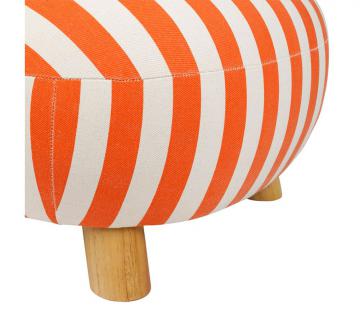Fauteuil Belly Orange-Ecru