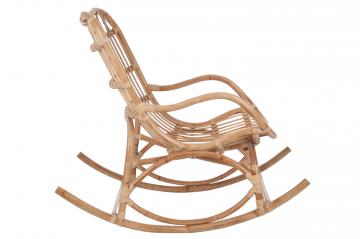 Fauteuil à Bascule Rotin Naturel Jolipa