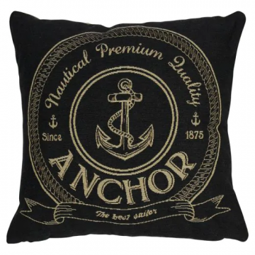 2 Coussins Gobelin Anchor Anthracite