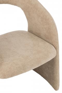 Chaise Anise Velours Beige