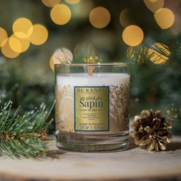 Bougie Durance Mèche en Bois Au Pied du Sapin 280g