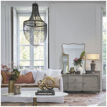 Miroir Eloise Blanc d'Ivoire