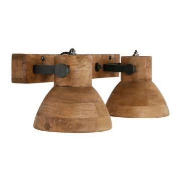 Applique Double Littel Bois Naturel