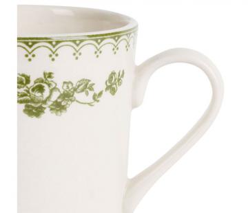6 Tasses Hautes Faustine Vert Anglais Comptoir de Famille