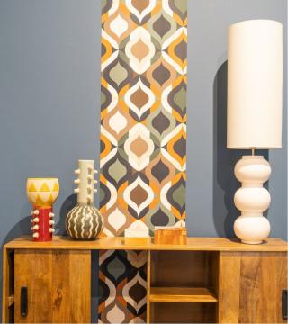 Lampadaire Pila Blanc 130cm