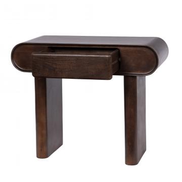 Console Ovalis 1 Tiroir Manguier 100cm