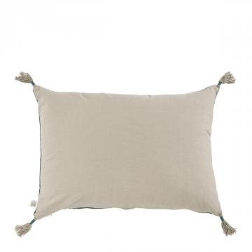 Coussin Matteo Velours Lin 40x60 (11 couleurs) Blanc d'Ivoire