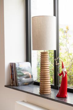 Lampe Filtage Bois Naturel GM