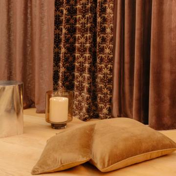 Rideau Beria Velours Ganache 135*300