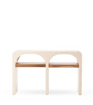 Console Camino Bois Naturel Ecru
